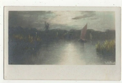 £2.42 • Buy Barton Broad Norfolk Elmer Keene Vintage 1920s Art Postcard 526c