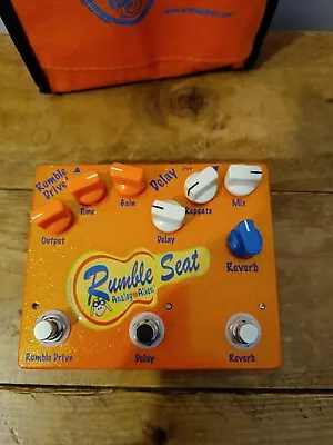 Analogue Alien Rumble Seat Overdrive Delay Reverb Pedal  • £360