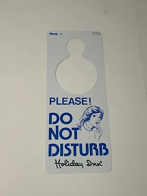 VTG 70s/80s Era HOLIDAY INN Do Not Disturb Door Knob Hanging Sign/Placard • $25