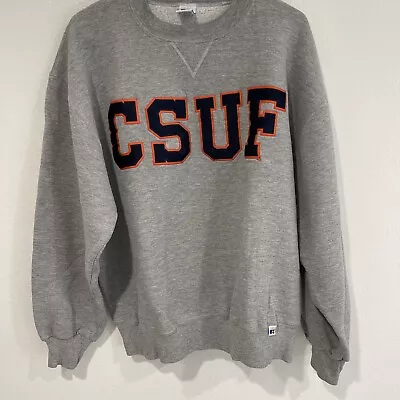 Vintage Russell Athletic Sweatshirt Medium CSUF Cal State University Fullerton • $26