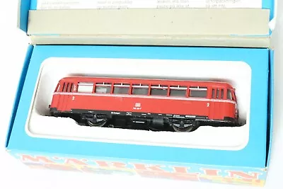Old Märklin Locomotive Railbus Red 3016 Gauge H0 Model Railway Box • £86.18