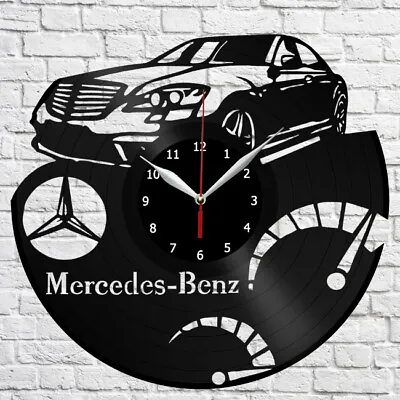 Mercedes Benz Vinyl Record Wall Clock Fan Art Home Decor Original Gift 3990 • $14.99