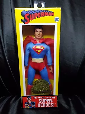 Mego Classic DC Comics Superman 8” Action Figure 50th Anniversary 51300 • $26.99