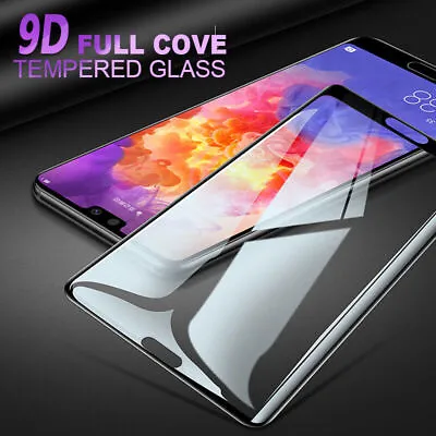 FOR Huawei P20 P30 P40 Pro Lite Full Cover Tempered Glass Screen Protector NEW • £2.89