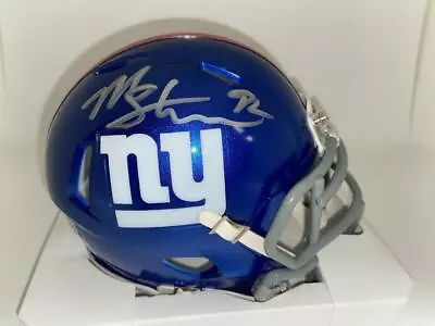 Michael Strahan Autographed New York Giants Riddell Speed Mini Helmet ! BAS W • $135