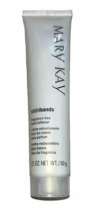 Mary Kay Satin Hands Fragrance Free Hand Softener Full Size 2.1 Oz. • $14.99