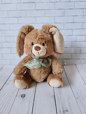Gund Floppy Ear Bunny Rabbit Plush Tan Stuffed Animal Carrot Ribbon Soft • $9