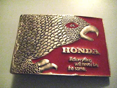 Vintage Honda Eagle Belt Buckle  Motorcycling Will Never Be The Same  1280 HTF • $39.99