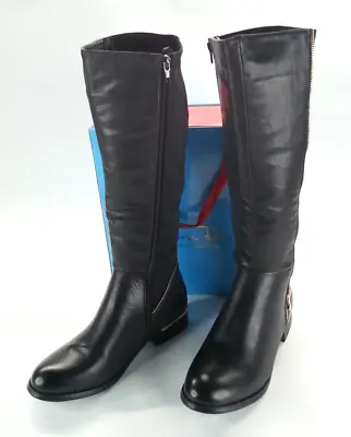 Modern Rush Womens Zippy Riding Boot Black Size 11 • £47.49