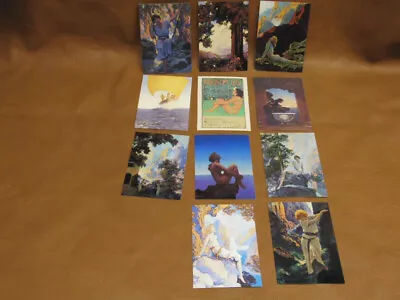11 Misc Maxfield Parrish Swap Cards Mountains Misty Waters Stars Magazine • $3