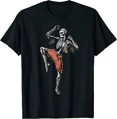 New Limited FunnySkeleton Muay Thai Boxing Karate Kickbox Gift Classic T-Shirt • $16.99