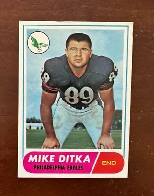 1968 Topps #162 Mike Ditka Football Card • $10