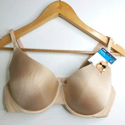 $9.95 • Buy Anko Bra 18D Beige Tshirt Underwire Moulded Cup Padded NWT