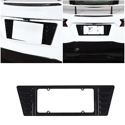 For Corvette C8 2020-24 Rear License Number Plate Filler Frame Aluminum Z51 Z06 • $79.99