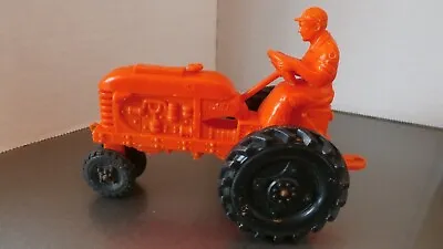 Vintage Ohio Red Plastic Farm Tractor • $6