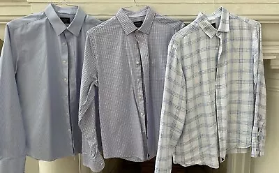 Lot Of 3 - Long Sleeve UNTUCKIT Shirts - Men's Medium • $33