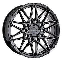 Petrol 17x8 Wheel Gloss Black P3C 5x4.5 +40mm Aluminum Rim • $178.99