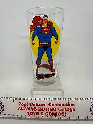 Vintage 1976 Pepsi DC Comics Superman Tumbler Pint Glass • $34.95