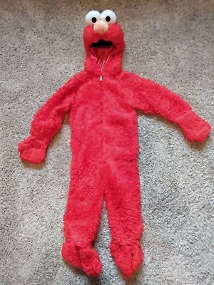 Sesame Street Elmo Deluxe Plush Costume Red Size 2T  • $14.25