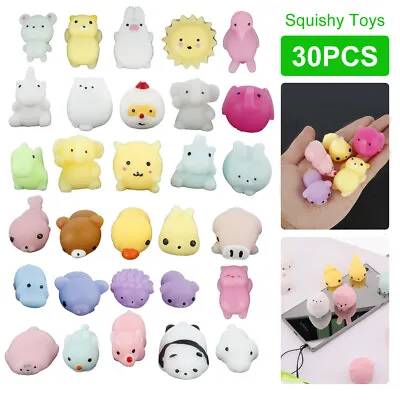 $14.22 • Buy 30Pcs Mochi Squishy Toys Satkago Mini Squishies Mochi Animals Stress Toys ✔ AU