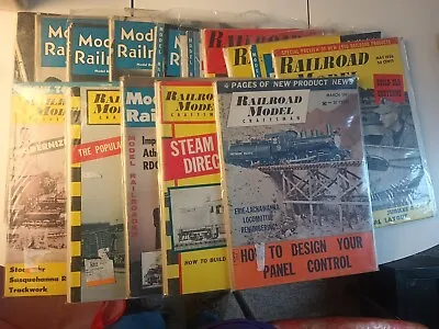 Railroad Model Craftsman Lot Of 15 Various Issues 1949-1961 Toy Train Magazine • $92.66