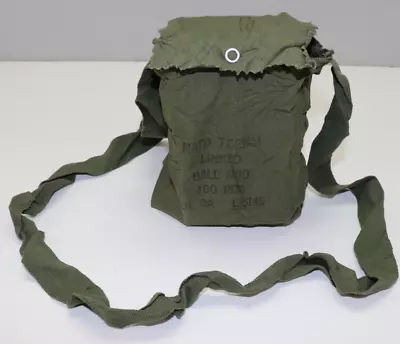 1960 US OD Vietnam War Early Snap Flap Ammo Pouch Bandolier  W Strap Each E9222 • $19.99