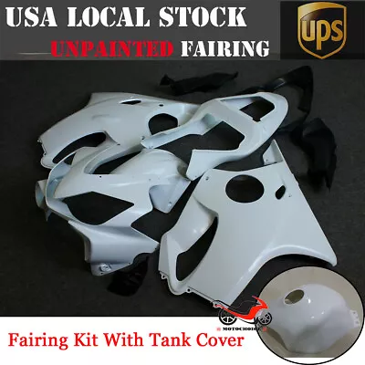 Unpainted Fairing Kit +Tank Cowl Set For Honda CBR600 CBR 600 F4I 2001 2002 2003 • $254.46