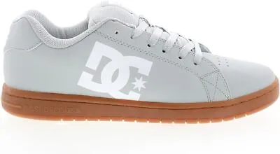 DC Men's Gaveler Canvas Skateboarding Shoes Low Gray/Gum • $69.99