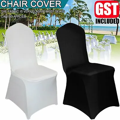 Chair Covers Full Seat Cover Spandex Stretch Banquet Wedding Party EVENT Decorat • $7.45