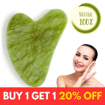 £2.79 • Buy Natural Jade Gua Sha Board Facial Body Massage Scraping Tool Chinese Medicine