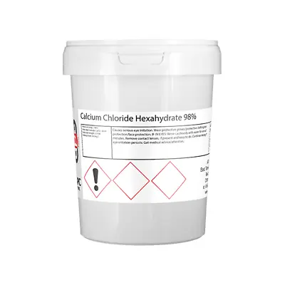 1Kg (1000gm) Calcium Chloride Hexahydrate 98% *High Purity* *Free P&P* • £38.80