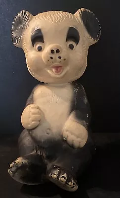 Vintage Panda Squeaky Toy.  21cm High • $20