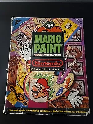 Mario Paint - Official Nintendo Player's Guide Book 1993 • $24.99