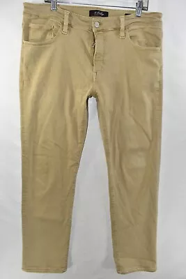 34 Heritage Courage Mid Rise Straight Jeans Mens Size 36 Khaki Meas 36x32 *READ* • $19.99