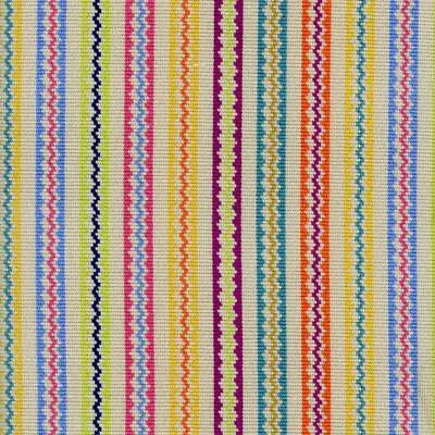 Andrew Martin Rainbow Epingle Stripe Upholstery Fabric- Talitha Cocktail 3.25 Yd • $292.50