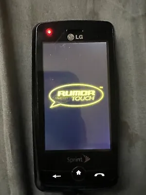 LG Rumor Touch LN510 - Blue And Black ( Sprint ) Cellular Slider Phone • $30