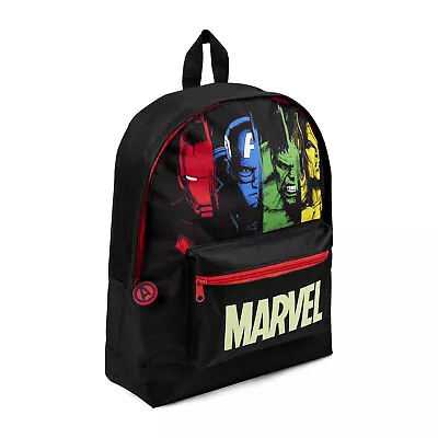 Marvel Avengers Boys BackpackCaptain America Hulk Backpack School Bag Rucksack • £14.95