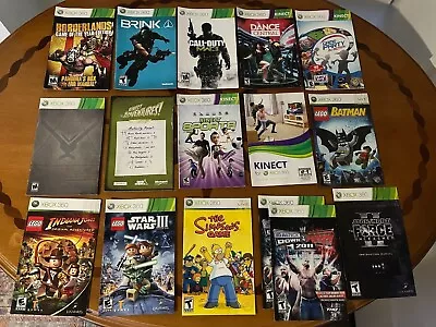 Xbox 360 Manuals Various Titles • $3