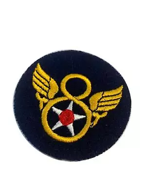 Reproduction World War Two Era US Insignia Stubby Wing On Felt 8th Air Force • $8.62