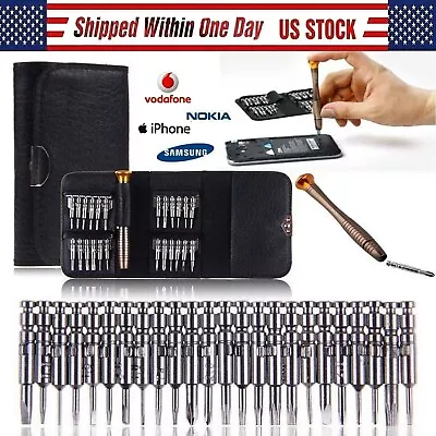 Mini Screwdriver Set Bits Multi Small Precision Hex Torx Star Repair Tool 25 Pcs • $4.95