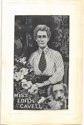 Woven Silk. Miss Edith Cavell. One Dog. • £15