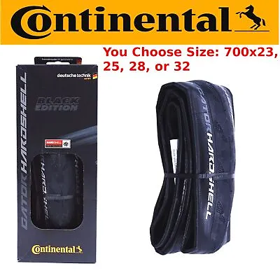 Continental Gator Hardshell Duraskin 700x 23 25 28 32 Bike Foldn Tire Black Edtn • $61.95