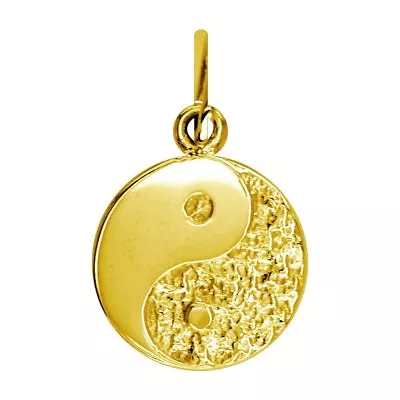 Mini Yin And Yang Charm In 18K Yellow Gold • £202.39