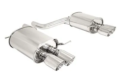 MEGAN AXLE BACK EXHAUST SS TIPS FOR 11+ BMW 535i 4DR RWD F10 W/ M SPORT ONLY • $675.29
