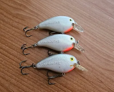 (3) Mann's Loudmouth II 2 Crankbaits Lot Of 3 Fishing Lures • $15.99