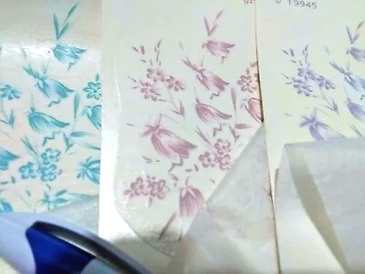 Vintage Water Transfer Ceramic Decals 5 Medium Flower Spray You Pick The Color • $7