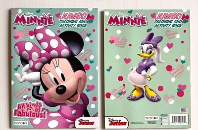 Disney Mickey Mouse Minnie Jumbo Coloring And Activity Book 1 Or 2 Books Set. • $5.95