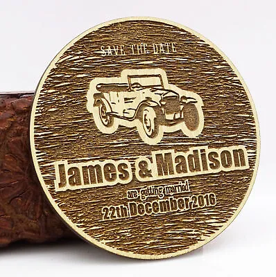 $81.39 • Buy 20 Custom Engraved Wooden Magnet Rustic Wedding Save The Date Wooden-oTJ