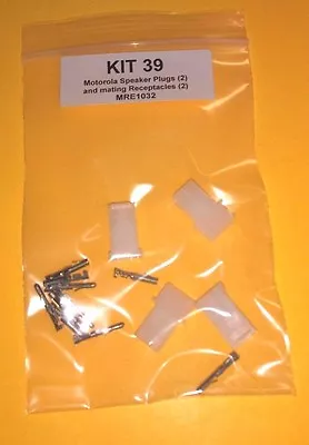 KIT39 Motorola Speaker Plug Connector Spectra Syntor    • $3.99