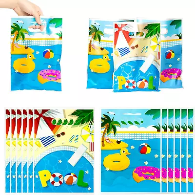 50Pcs Beach Ball Party Favors Bags Summer Goody Candy Treat Bags Pool Beach Par • $16.92